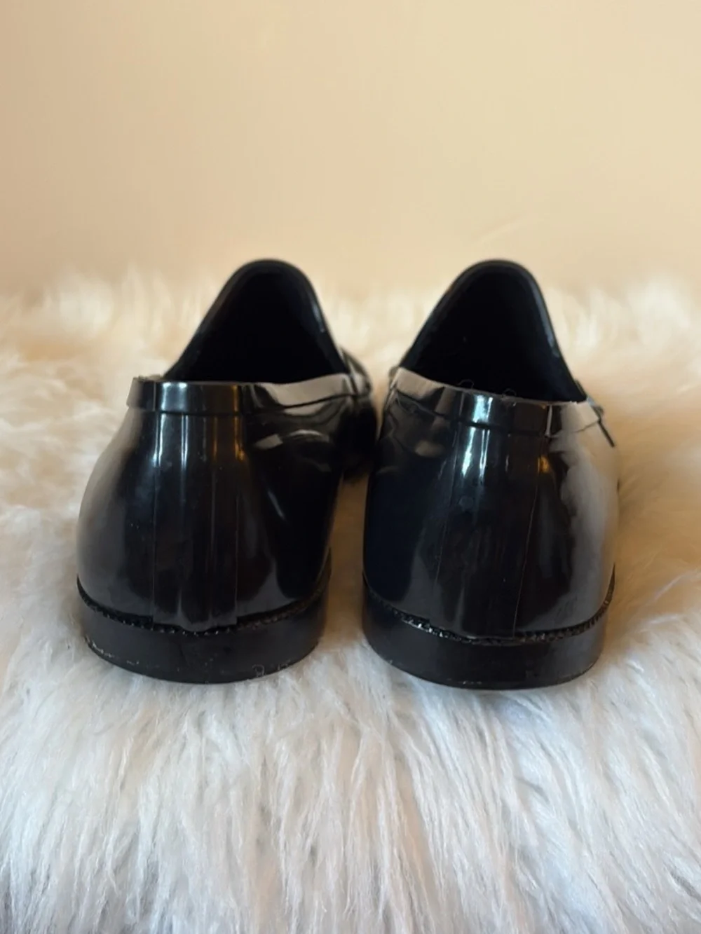 G.H. Bass Weejuns Whitney Rubber Rain Loafers - Women’s Black